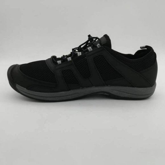 Lands' End Shoes Lands End Mens Water Shoes Black Leather 85d New